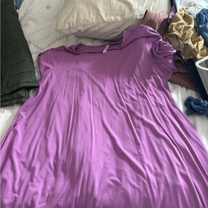 Purple swing dress